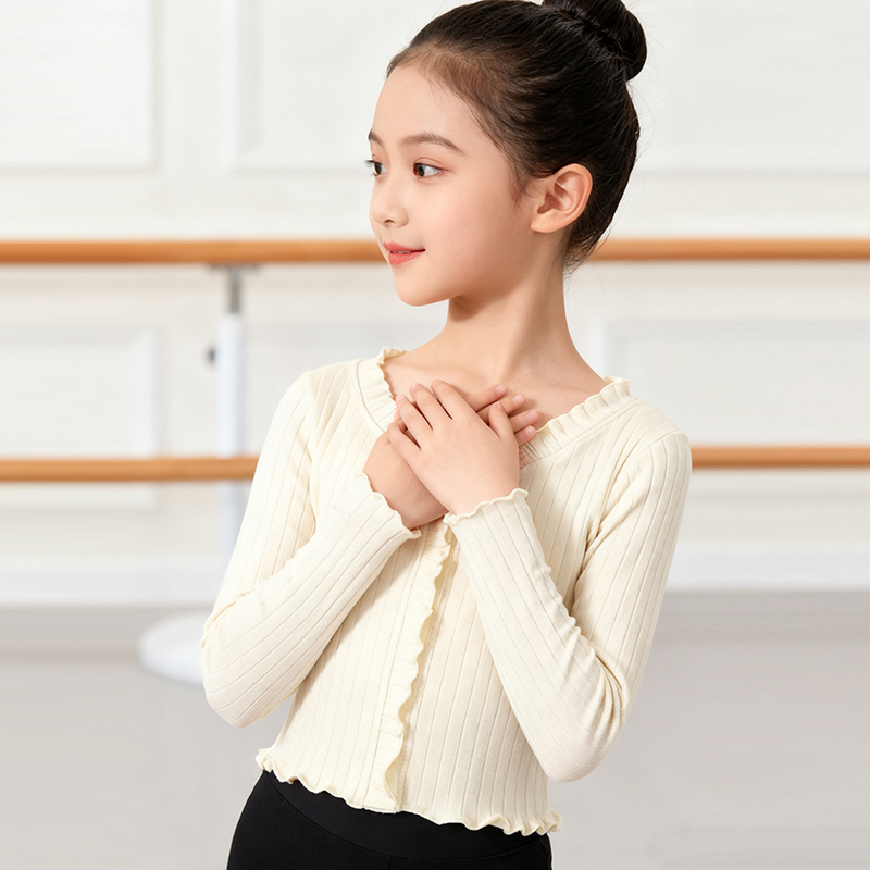 儿童女舞蹈毛衣2025秋冬新款长袖