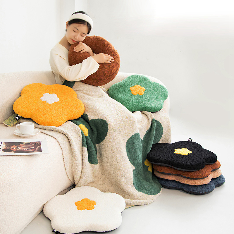 INS风花朵记忆棉蒲团坐垫地上用