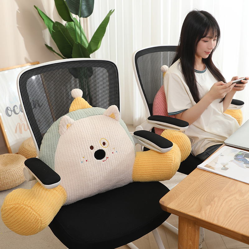 新款可爱腰靠可拆洗孕妇护腰靠垫