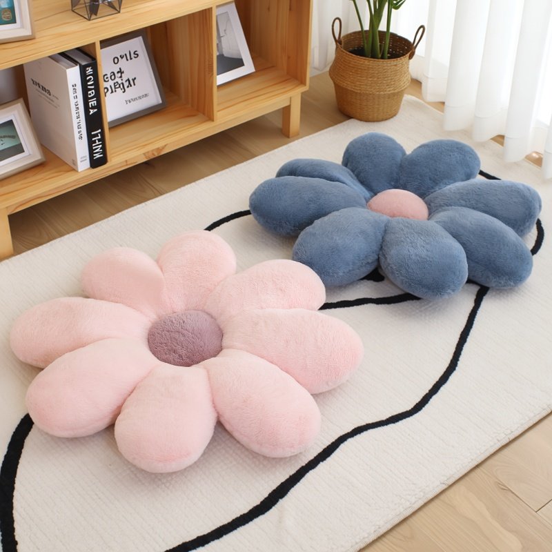 毛绒花朵坐垫屁垫沙发飘窗阳台卧室地毯地上座垫办公室椅子垫靠垫,居家布艺,椅垫,淘宝优惠券,粉丝福利购,淘宝优惠卷