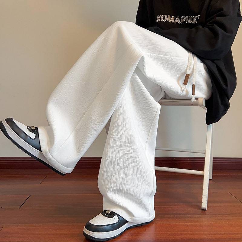 OaOO线上店铺叁佰TTBRO新品FDM线上商店纹理感男大码百搭休闲裤