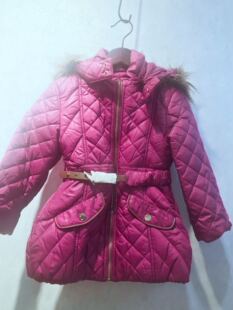 西班牙正品麦悠mayora专柜l特价女童加厚加绒保暖棉衣外套棉服