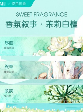 茉莉白檀香氛身体乳补水保湿防干滋润持久留香