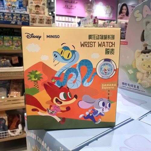 疯狂动物城系列盲盒腕表 名创优品miniso朱迪尼克儿童手表
