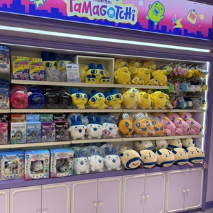 万代拓麻歌子系列挂件挂绳包包耳机包连结毛绒玩偶名创优品MINISO