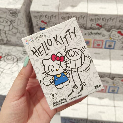 Hello Kitty×AndréSaraiva系列盲盒冰箱贴 名创优品MINISO