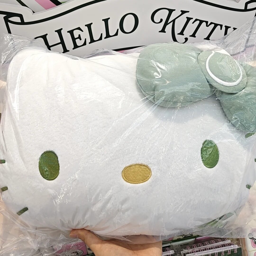 三丽鸥网球日记系列大头毛绒靠枕抱枕-Hello Kitty名创优品MINISO
