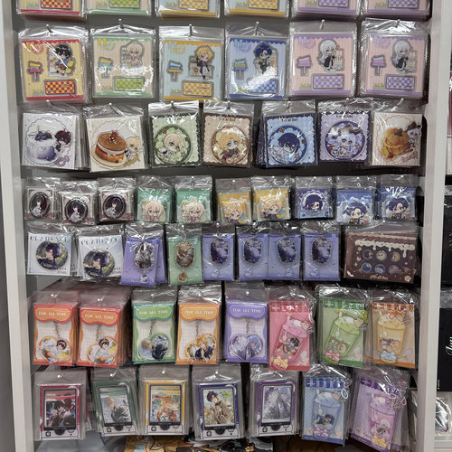 时空中的绘旅人琳琅珍馐系列亚克力杯垫立牌印象卡名创优品MINISO