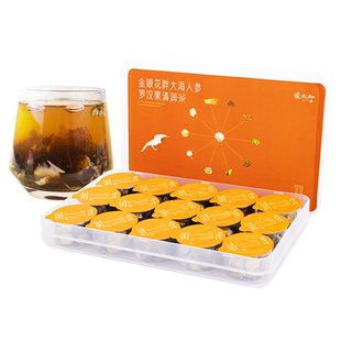 张太和胖大海罗汉果茶金银花枇杷叶人参教师护嗓茶10g*15罐礼盒装