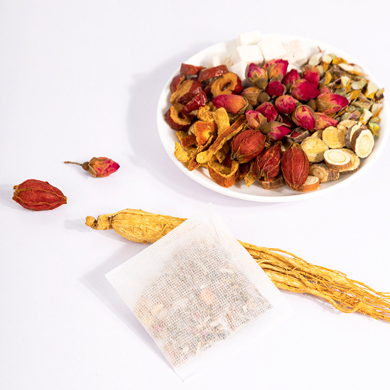 蒲公英人参石斛玫瑰结节茶100g/袋