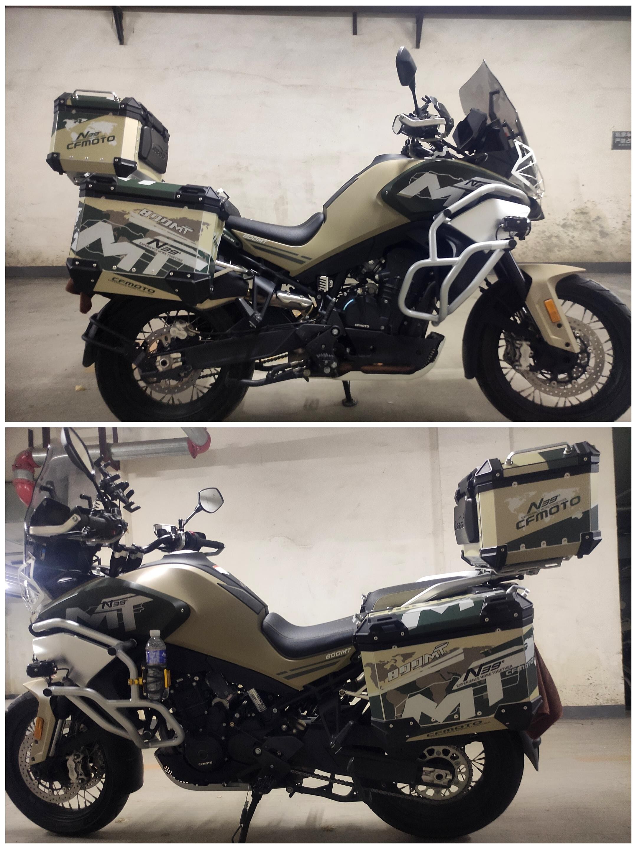 春风摩托800mt三箱贴纸mt800三箱贴纸贴花防水贴纸加厚磨砂