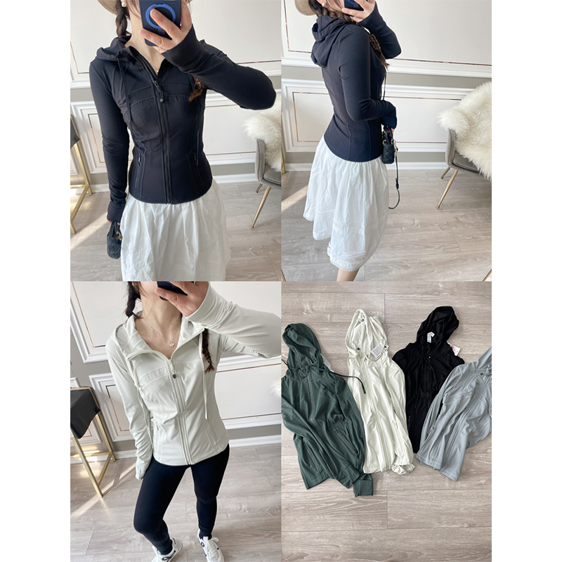 LU修身连帽瑜伽外套Define经典款