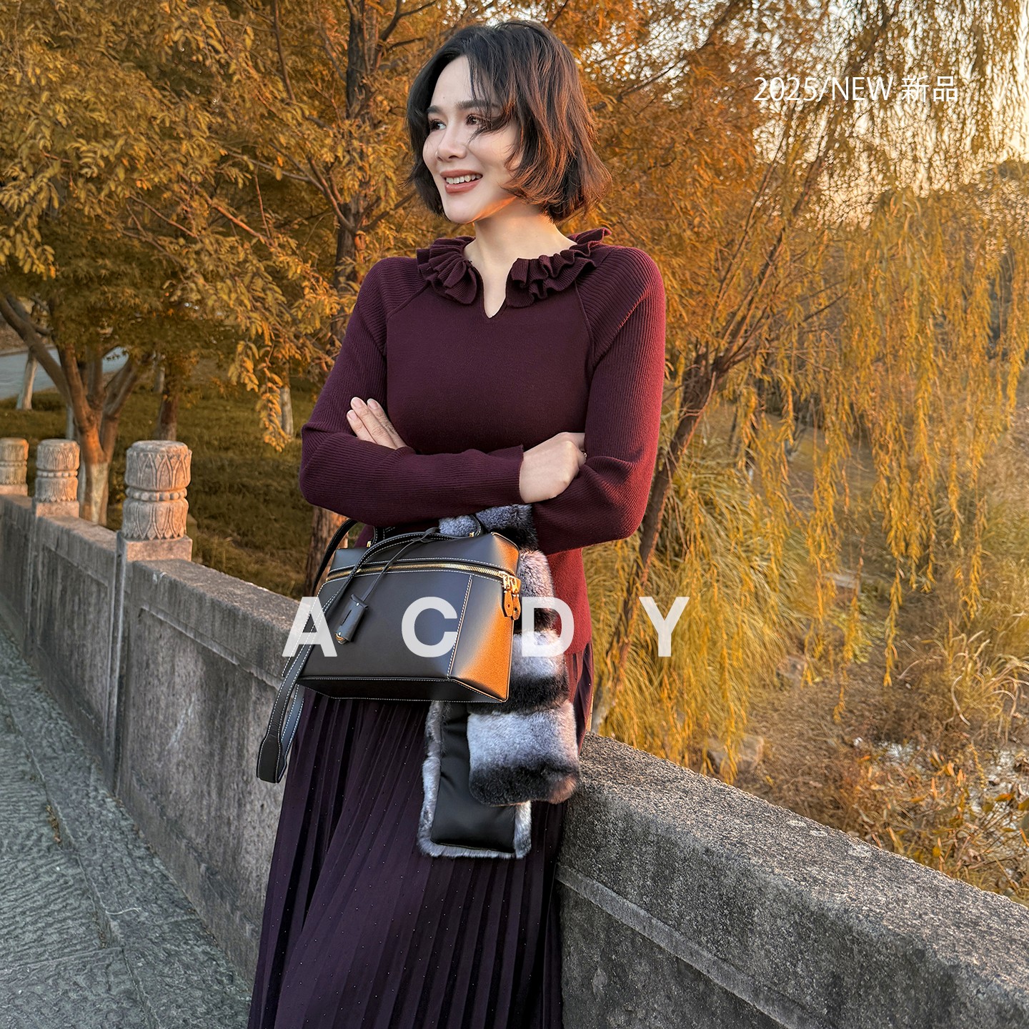 ACDY【风尚主调·着迷】时尚百搭显瘦针织衫女高腰显瘦打底毛衫女