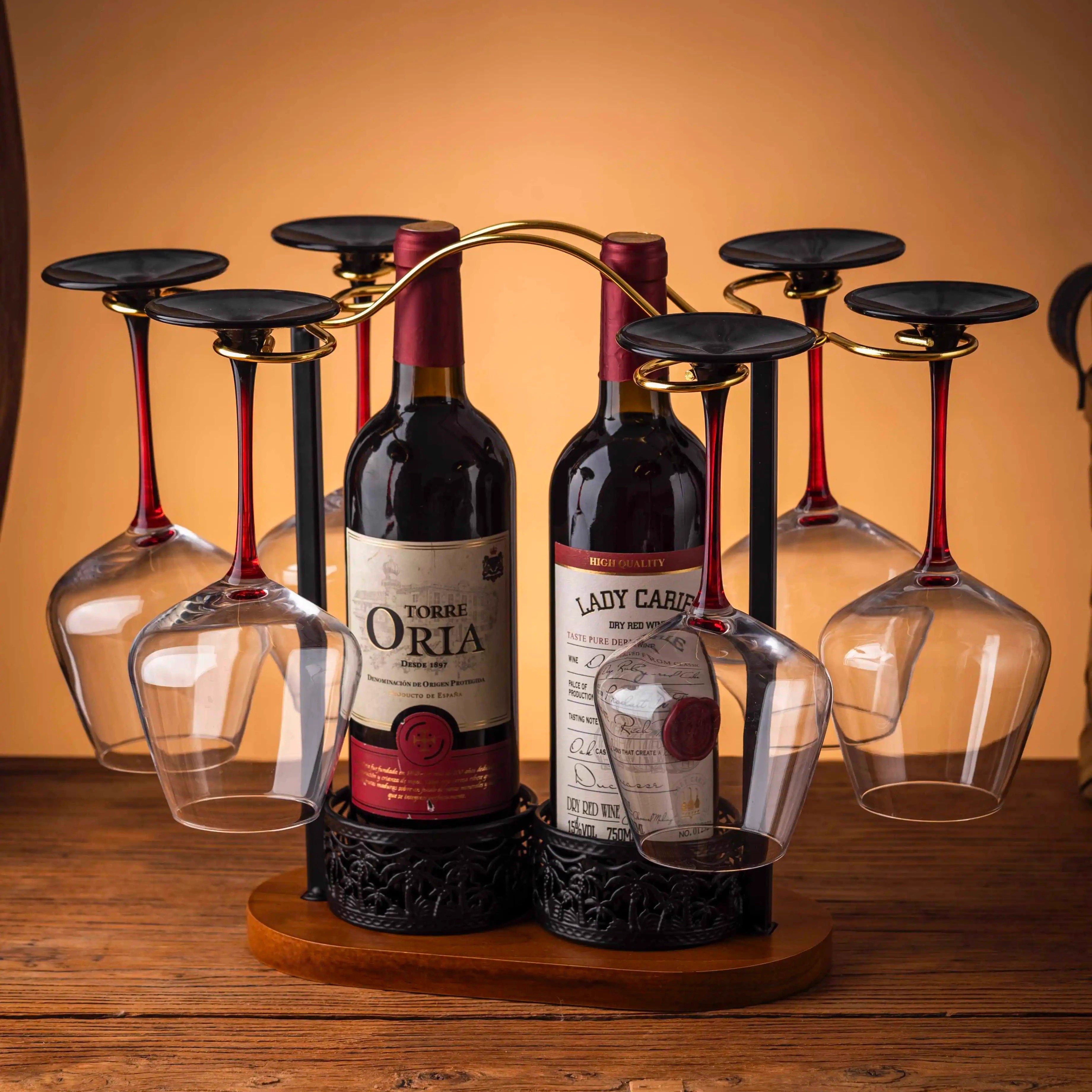 红酒架红酒杯架酒具摆件家用高档架子倒悬简约家用酒柜装饰品摆件,收纳整理,红酒架,淘宝优惠券,粉丝福利购,淘宝优惠卷