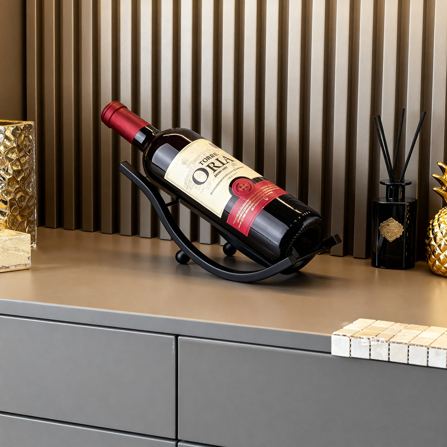 2026新款红酒架高颜值葡萄酒架挂杯架酒柜现代轻奢家用摆件