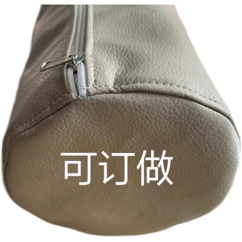 皮革pu免洗可擦圆柱枕头睡觉