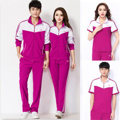 晋冠佳木斯运动套装男女士款情侣佳木斯中老年服装跑步长袖长裤