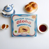 印尼Aloha虾片500g金装 蓝盒阿罗哈虾片龙虾片油炸木薯片 红盒