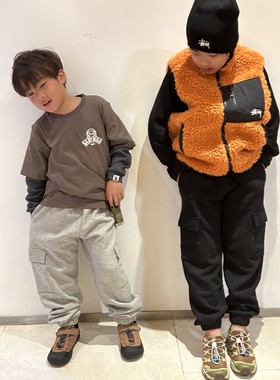 保暖带绒长裤秋冬长裤带绒卫裤