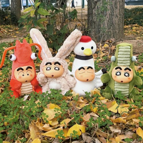 52TOYS蜡笔小新盲盒长高高搪胶脸慢回弹玩偶可爱公仔手办礼物玩具