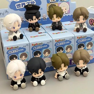 正品万代POTEPOTTE-R世界之外滴胶坐姿盲盒手办经典潮玩摆件礼物