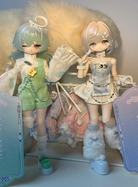 现货米甜三代运势小签灵8分bjd可动人偶桌面摆件盲盒潮玩周边礼物