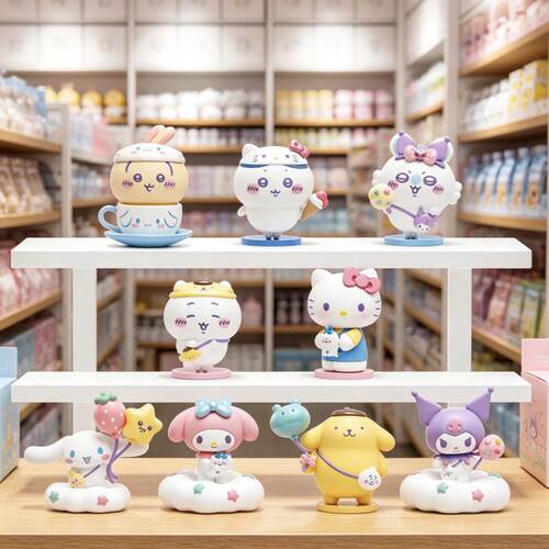 正版MINISO名创优品CHIIKAWAX 三丽鸥联名系列盲盒潮玩摆件手办礼