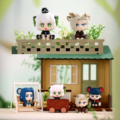 【正品】森罗万象罗小黑战记2萌友排排坐萌粒Q版盲盒盲袋摆件手办