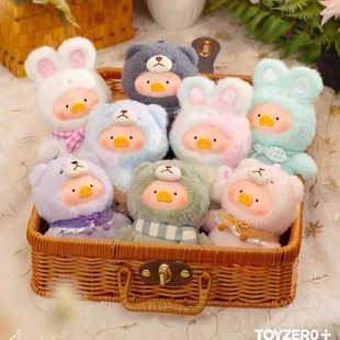 lulu猪复古泰迪 第二代 美好时光罐头猪搪胶毛绒盲盒潮玩圣诞礼物