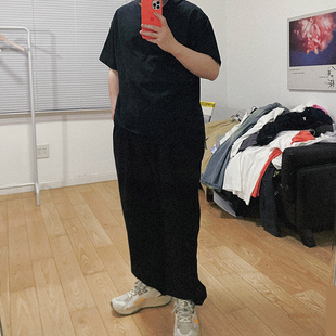 CURRAHEE男士日系休闲卡其色黑色百搭时尚潮流纯棉2褶裤微锥长裤