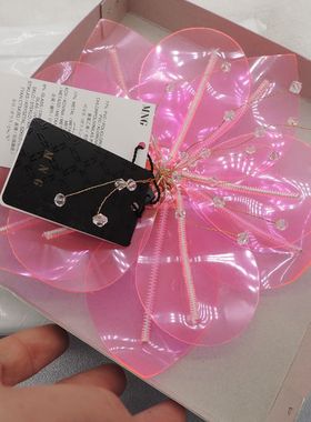 新款青岛欧美时尚夸张百搭气质质感复古大花胸针头饰Q15