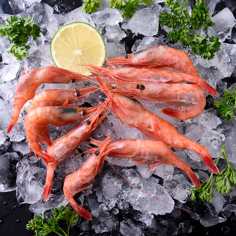 北极甜虾刺身生虾进口