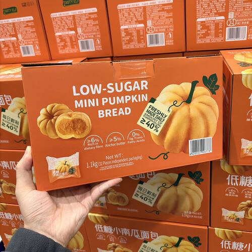 山姆TASTYELF低糖南瓜面包1.1kg