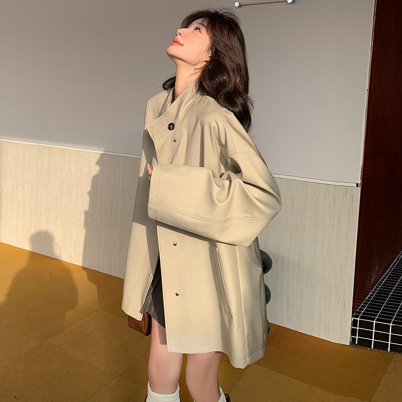 -数据好3958-P135-K208短款风衣2026春季新款,女装风衣,2C033