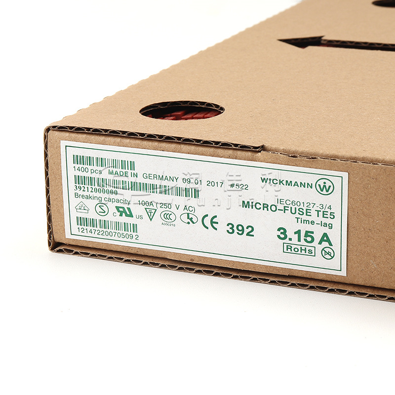 厂家直供 392方形保险丝管 250V T0.5A/1A/1.5A/2A/3.15A-15A编带