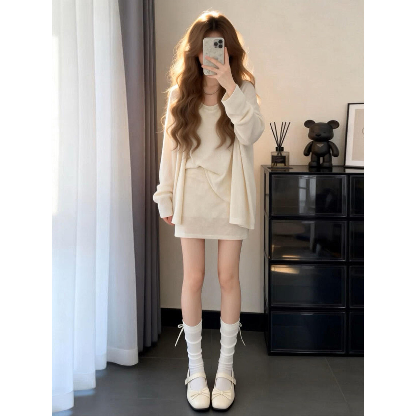 2026新款套装连衣裙子女春季小个子巨好看韩系超火穿搭一整套ootd