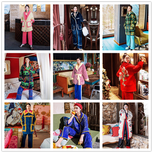 超值特价 不退不换 设计师家居服两件套装 外套睡衣裤 衬衫 清仓