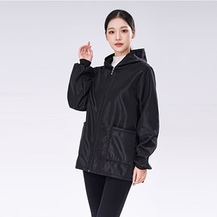 新款 罩衣羽绒服防水防油加绒加厚外穿防污厨房工作服围裙大褂 时尚