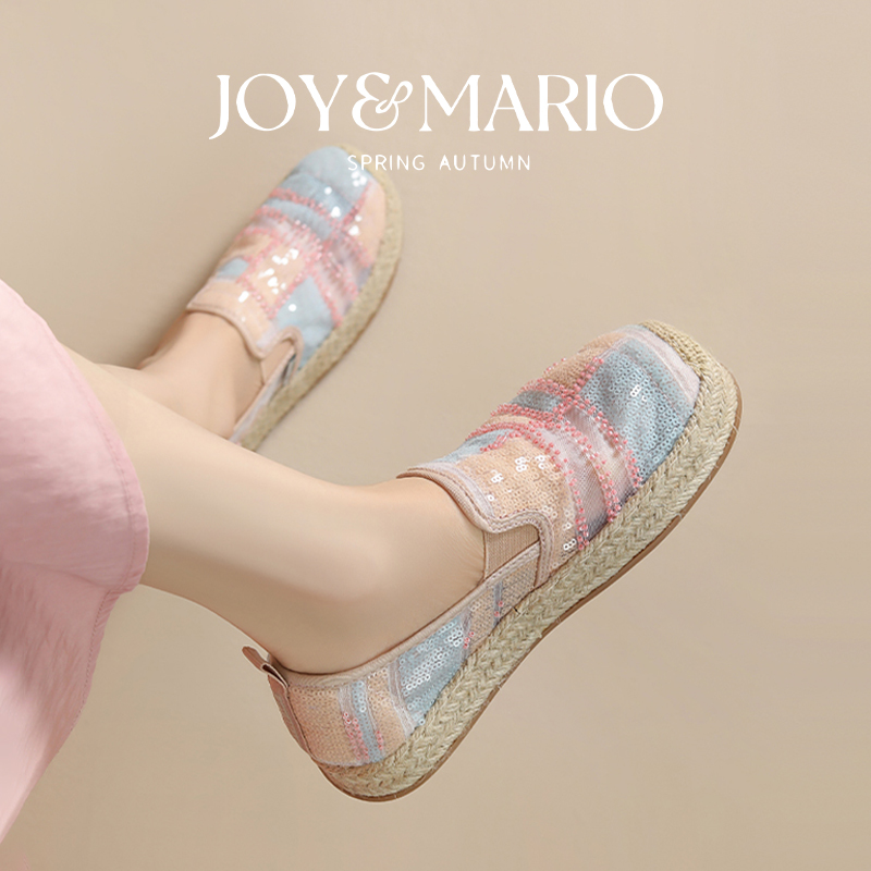 快乐玛丽渔夫鞋女2024夏季新款