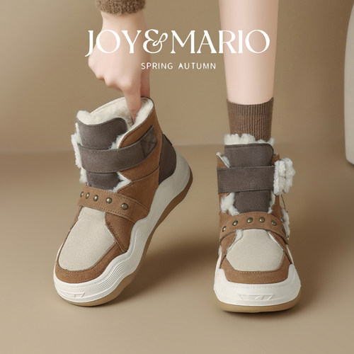 雪地棉鞋快乐玛丽冬季