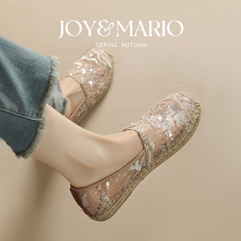 快乐玛丽小香风渔夫鞋女