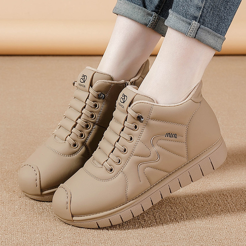 面包鞋子雪地靴冬季新款加绒保暖休闲棉鞋女轻便舒适旅游鞋妈妈鞋,女鞋,时尚雪地靴,淘宝优惠券,粉丝福利购,淘宝优惠卷