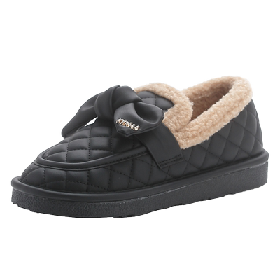 毛毛鞋女加绒2023年冬季新款