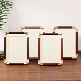 仿铜角相框摆台高级感定制6 7 8 10 12寸照片画框空框架装裱挂墙