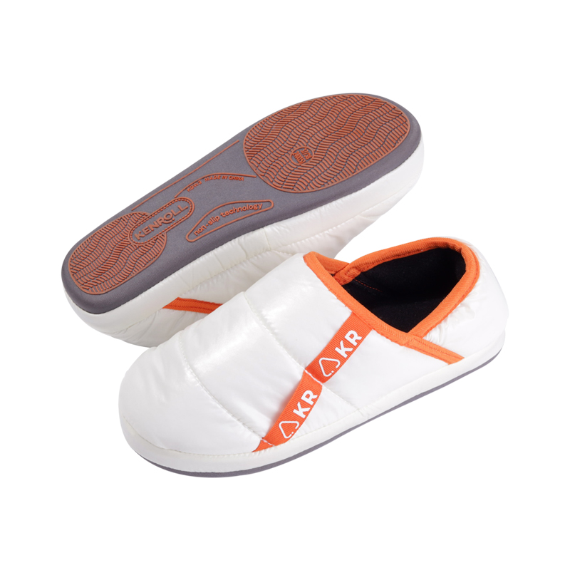 科柔包跟保暖棉拖鞋女冬居家室内包头防水帮面加绒厚底男防滑棉鞋