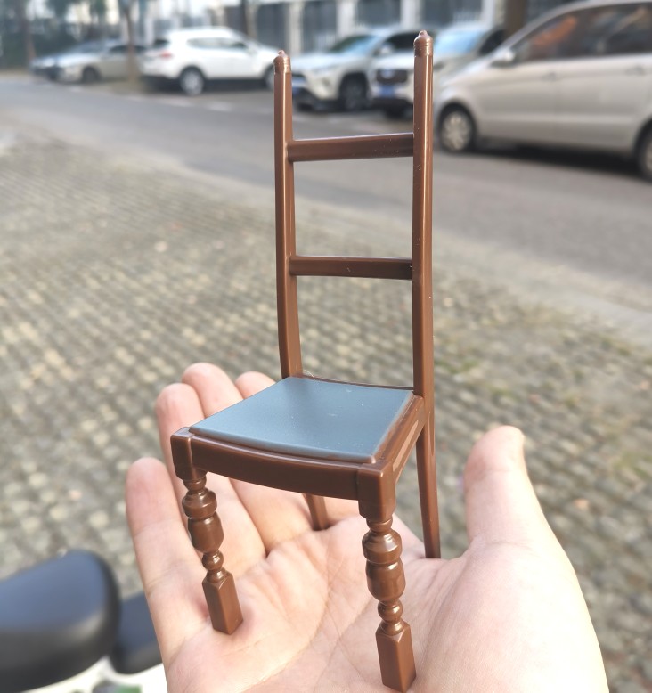 30㎝以内6分娃娃椅子凳子模型手办小椅子娃娃屋摆件迷你家具玩具