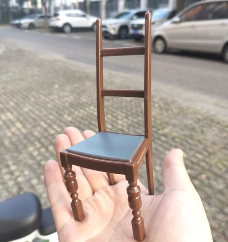 6分8分娃娃椅子凳子模型手办小椅子娃娃屋摆件迷你家具玩具桌子