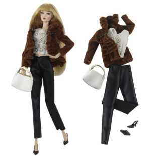 30cm以内换装娃娃穿的6分娃衣服服饰配件时装休闲长裤套装春秋装