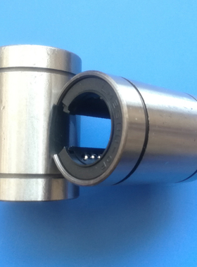 雕刻机圆形开口圆轨滑块LM25UU-OP LM20UUOP LM16UUOP圆轨滑块