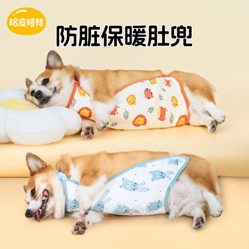 宠物狗狗肚兜睡衣冬柯基法斗专用